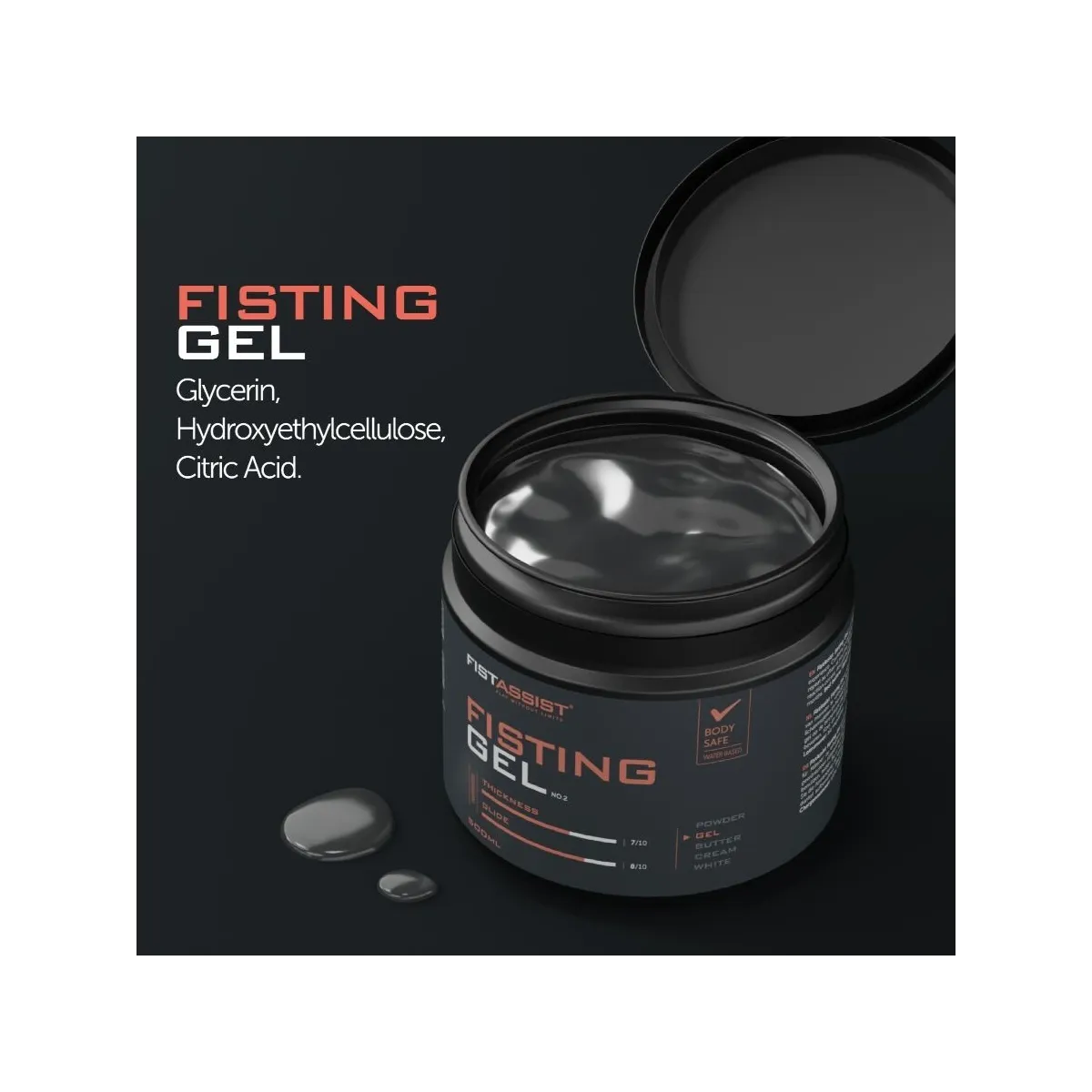 Fist Assist Fisting Gel Extra Dick, auf Wasserbasis, 500 ml von Cobeco - Fist Assist | Fesselliebe.de