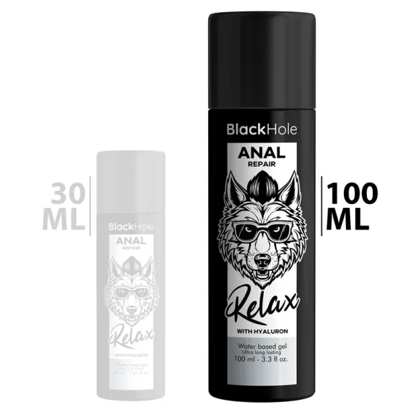 Anal Repair Wasserbasierte Entspannung mit Hyaluron 100 ml von Black Hole | Fesselliebe.de