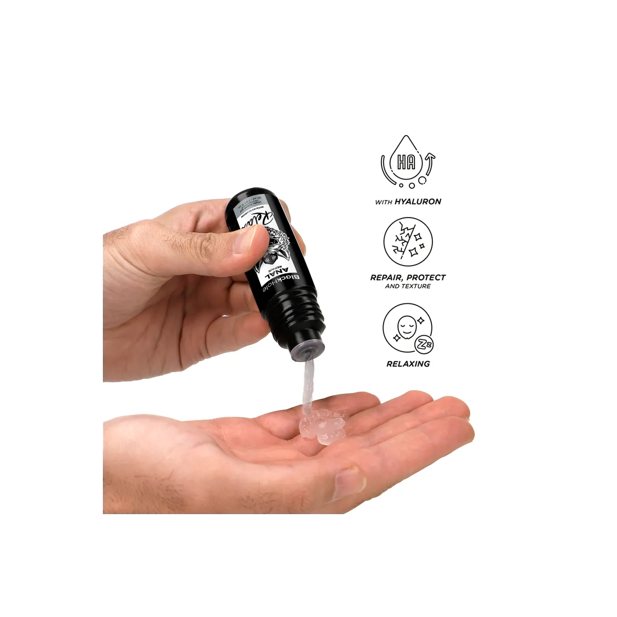 Anal Repair Wasserbasierte Entspannung mit Hyaluron 30 ml von Black Hole | Fesselliebe.de