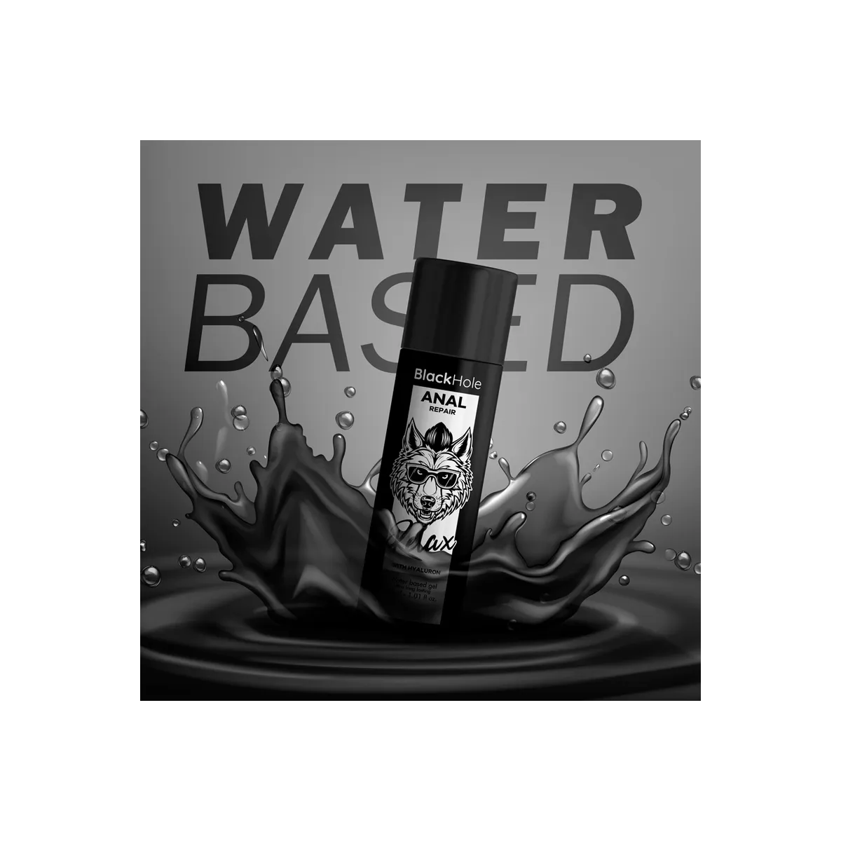 Anal Repair Wasserbasierte Entspannung mit Hyaluron 30 ml von Black Hole | Fesselliebe.de