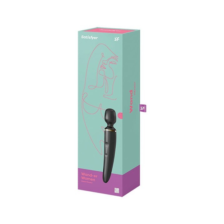 Wander Frau Schwarz von Satisfyer Wand | Fesselliebe.de