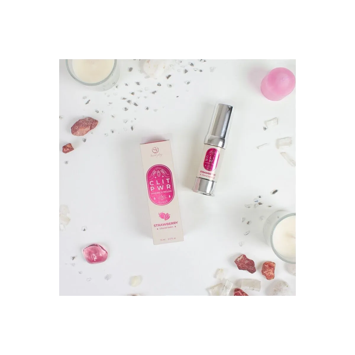Clit Pwr Erdbeer-Klitoris-Balsam von Secretplay Cosmetic | Fesselliebe.de