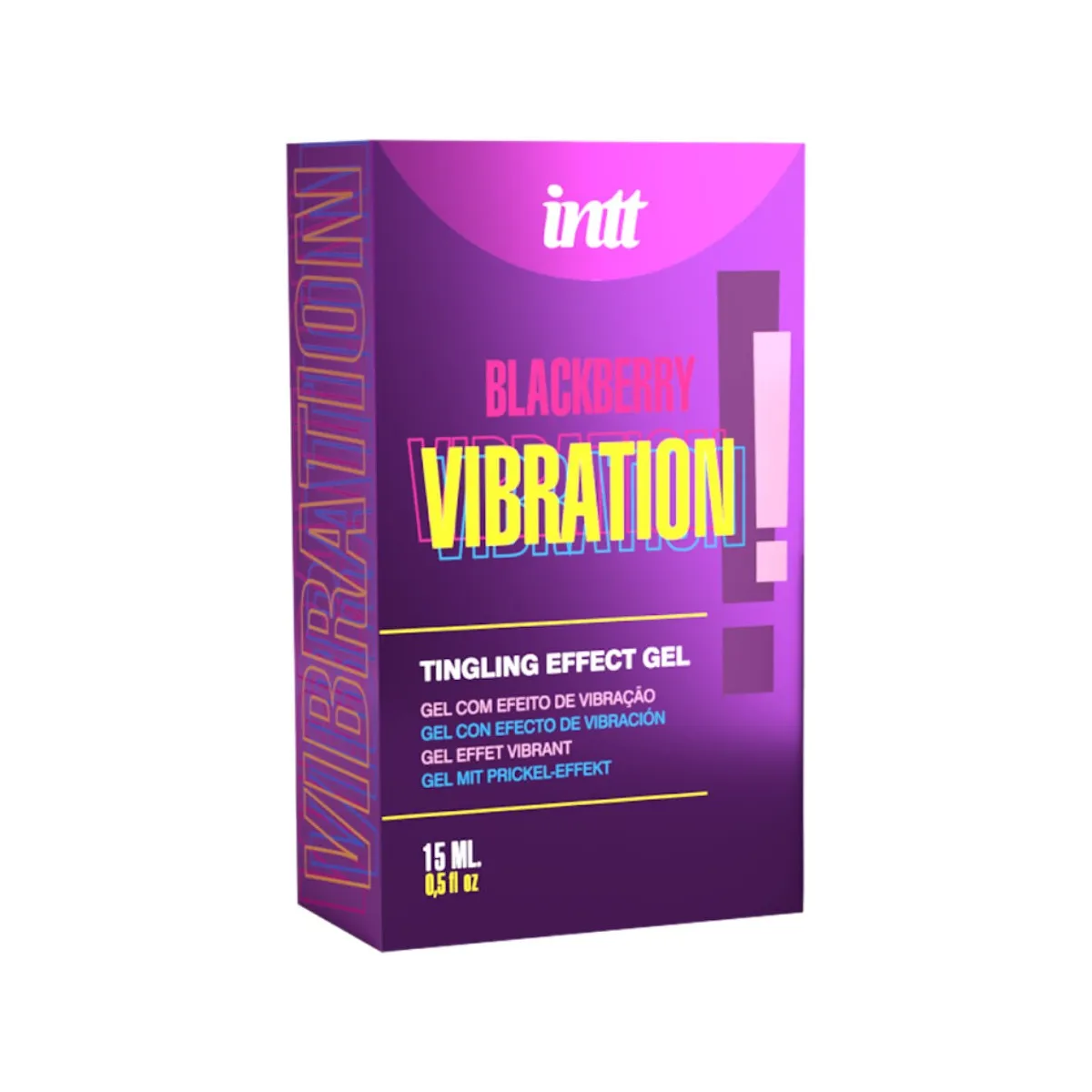 Flüssige Vibrationsgel mit Brombeergeschmack 15 ml von Intt Releases | Fesselliebe.de