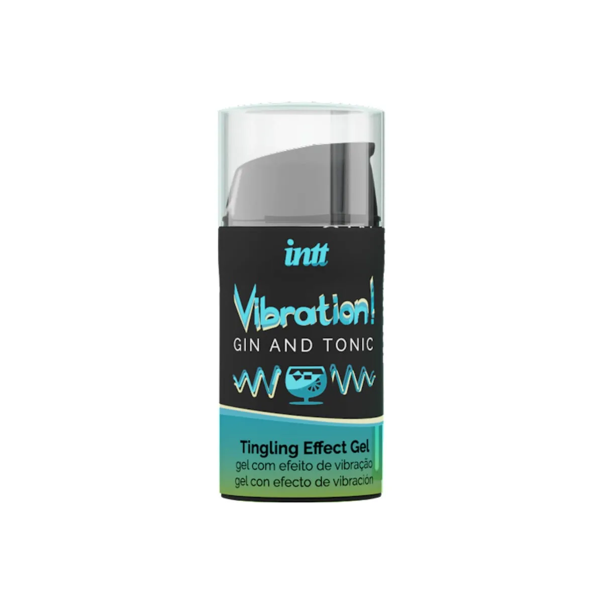 Kraftvolles Intimstimulierendes Flüssiges Vibrator-Gel Gin & Tonic 15 ml von Intt Unisex Arousal Gel | Fesselliebe.de