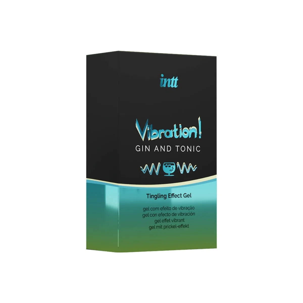 Kraftvolles Intimstimulierendes Flüssiges Vibrator-Gel Gin & Tonic 15 ml von Intt Unisex Arousal Gel | Fesselliebe.de