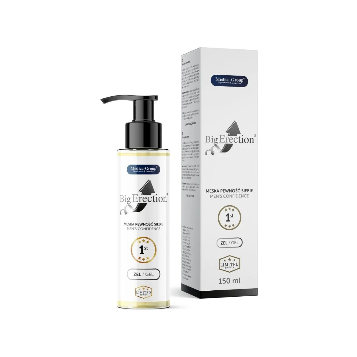 Intimgel für Männer zur Verstärkung der Erektion 150 ml von Medica Group | Fesselliebe.de