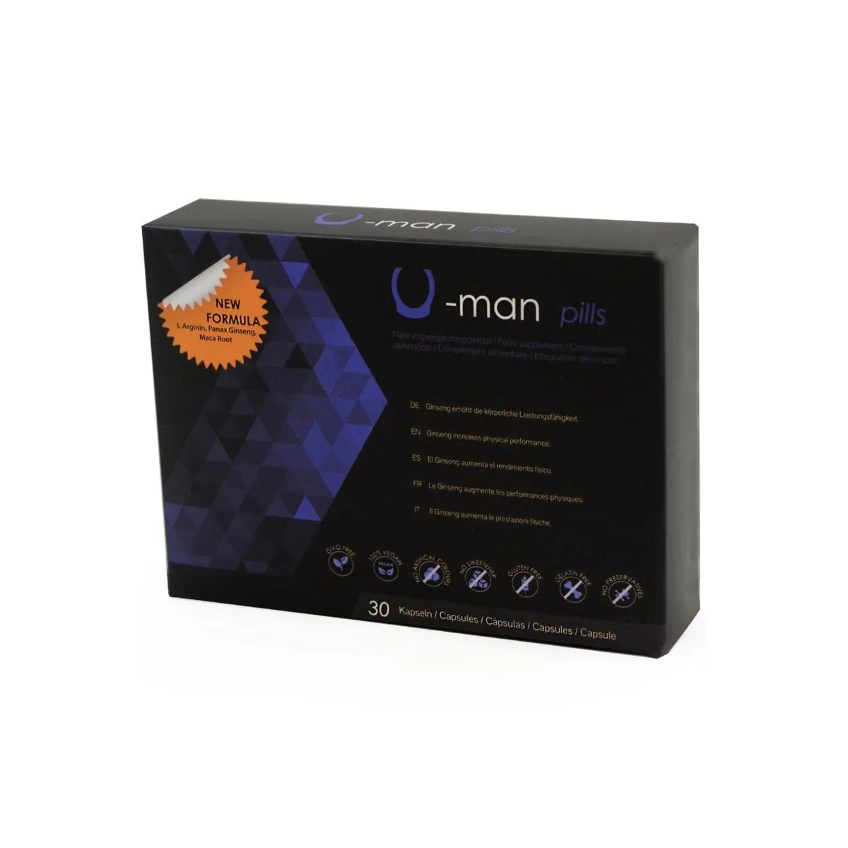 U-Man Verbessert Penisgrösse und Sexuelle Kraft - 30 Kapseln von 500cosmetics | Fesselliebe.de