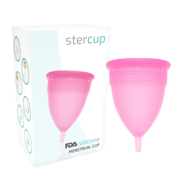 Fda Silikon-Menstrualcup Rosa - Grösse L von Stercup | Fesselliebe.de