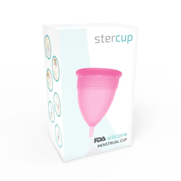 Fda Silikon-Menstrualcup Rosa - Grösse L von Stercup | Fesselliebe.de