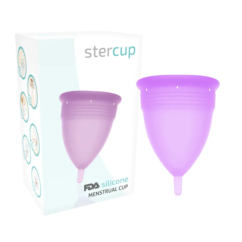 Fda Silikon-Menstrualcup Flieder - Grösse L von Stercup | Fesselliebe.de