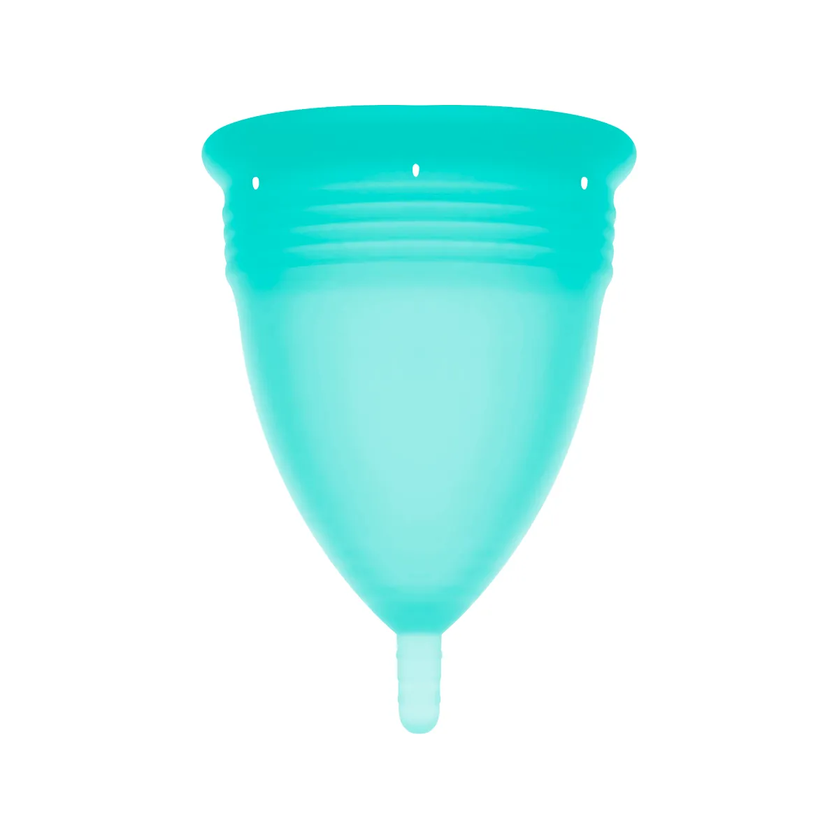 Fda Silikon-Menstrualcup Aquamarin - Grösse S von Stercup | Fesselliebe.de