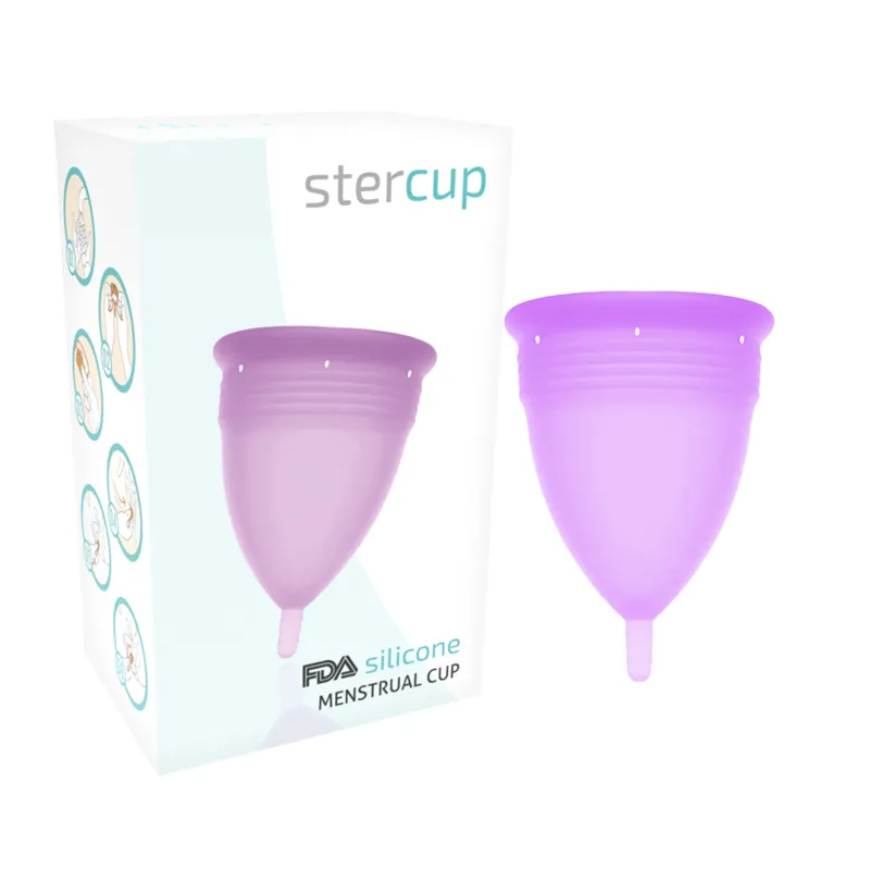 Fda Silikon-Menstrualcup Flieder - Grösse S von Stercup | Fesselliebe.de