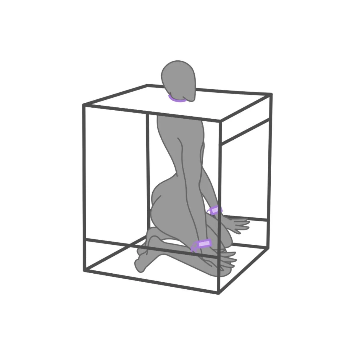 Kink Club Cabina Bukkake Morado von Secret Dome | Fesselliebe.de