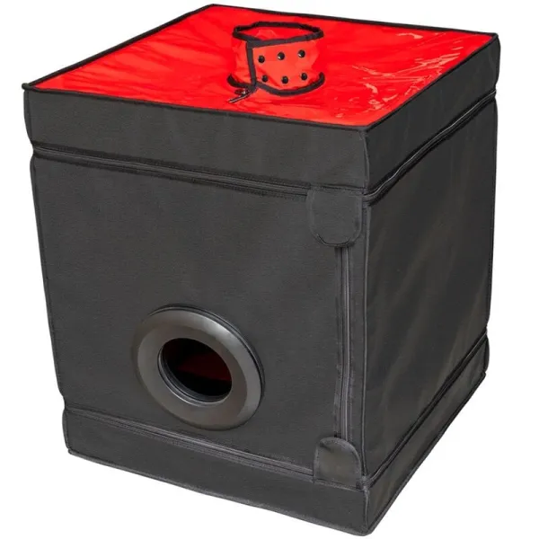 Kink Club Cabina Bukkake Schwarz & Rot von Secret Dome | Fesselliebe.de