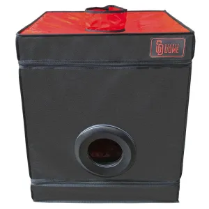 Kink Club Cabina Bukkake Schwarz & Rot von Secret Dome