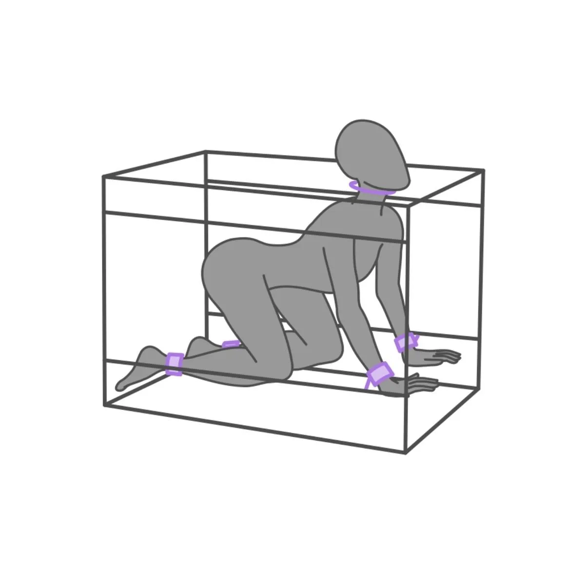 Kink Club La Niche Cabin Lila von Secret Dome | Fesselliebe.de