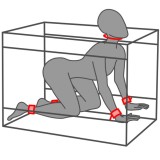 Kink Club La Niche Cabin Schwarz & Rot von Secret Dome | Fesselliebe.de