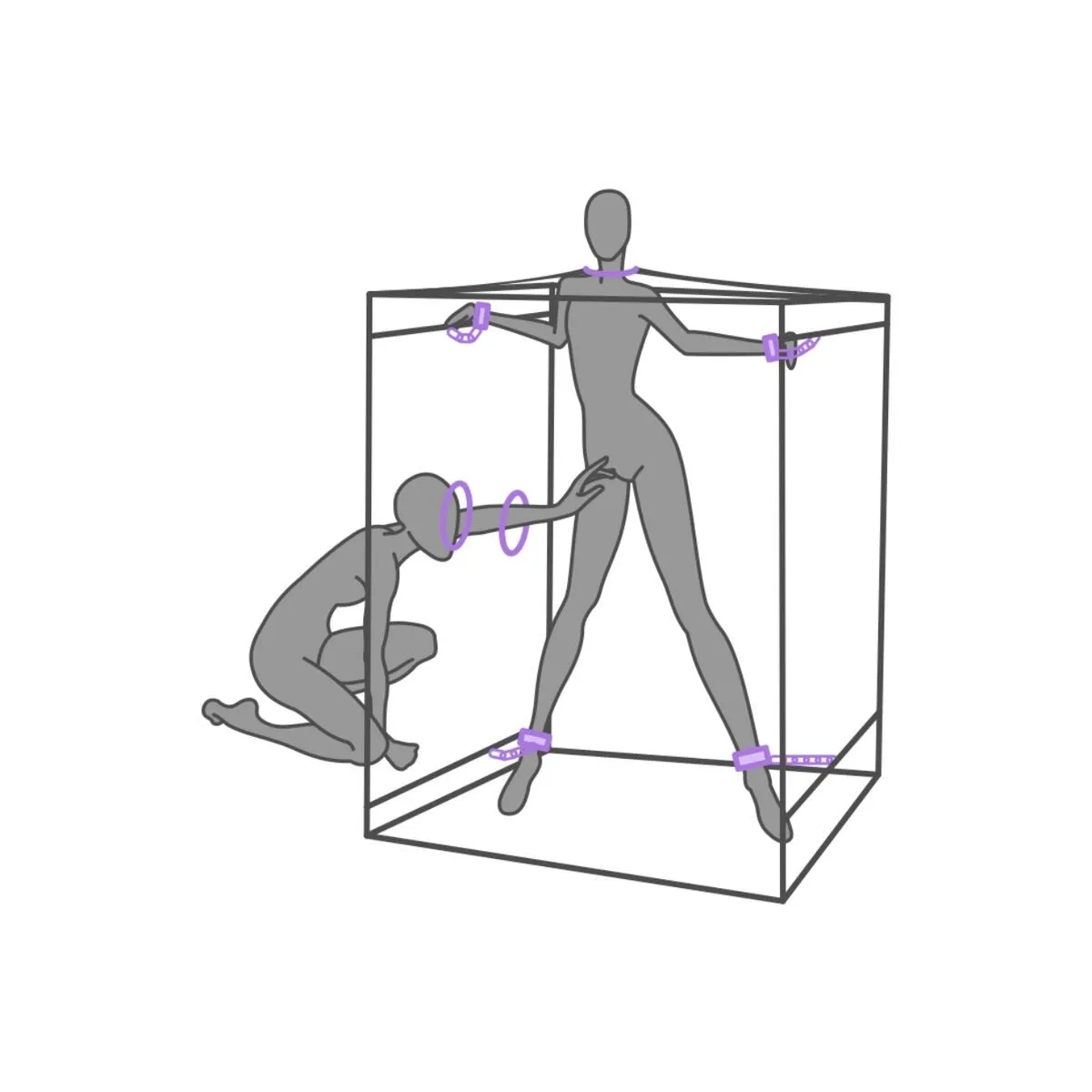 Kink Club Cabin Scandale Lila von Secret Dome | Fesselliebe.de