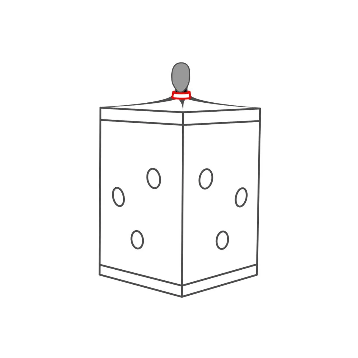 Kink Club Cabin Scandale Schwarz & Rot von Secret Dome | Fesselliebe.de