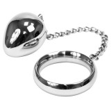 Cockring 50mm + Kette mit Metallkugel von Metal Hard | Fesselliebe.de