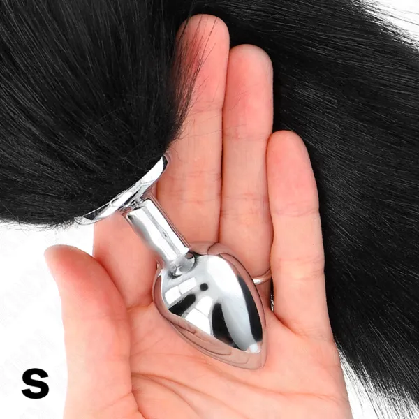 Anal Plug Grösse S 7 X 3 cm mit Kunststoffschwanz 40 cm Schwarz von Kink Pleasure Plugs | Fesselliebe.de