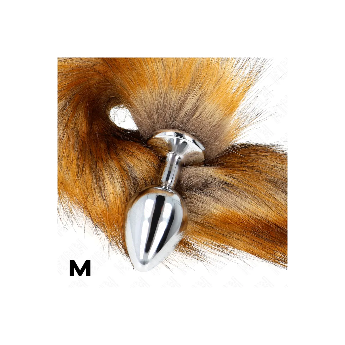 Anal Plug Grösse M 8 X 3,5 cm mit Kunststoffschwanz 40 cm Braun von Kink Pleasure Plugs | Fesselliebe.de