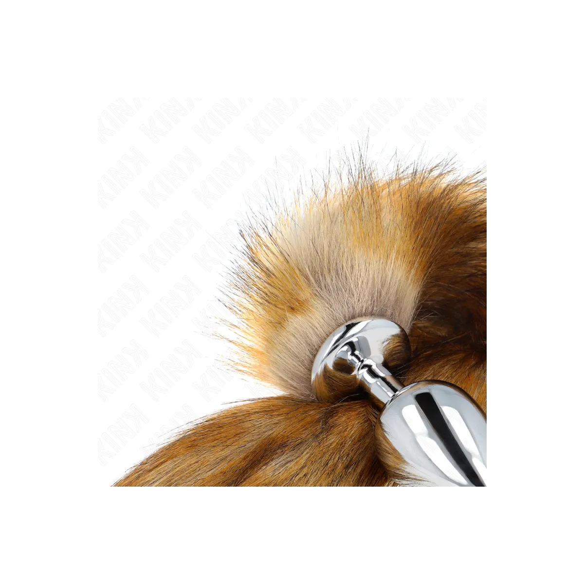 Anal Plug Grösse L 10 X 4 cm mit Kunststoffschwanz 40 cm Braun von Kink Pleasure Plugs | Fesselliebe.de