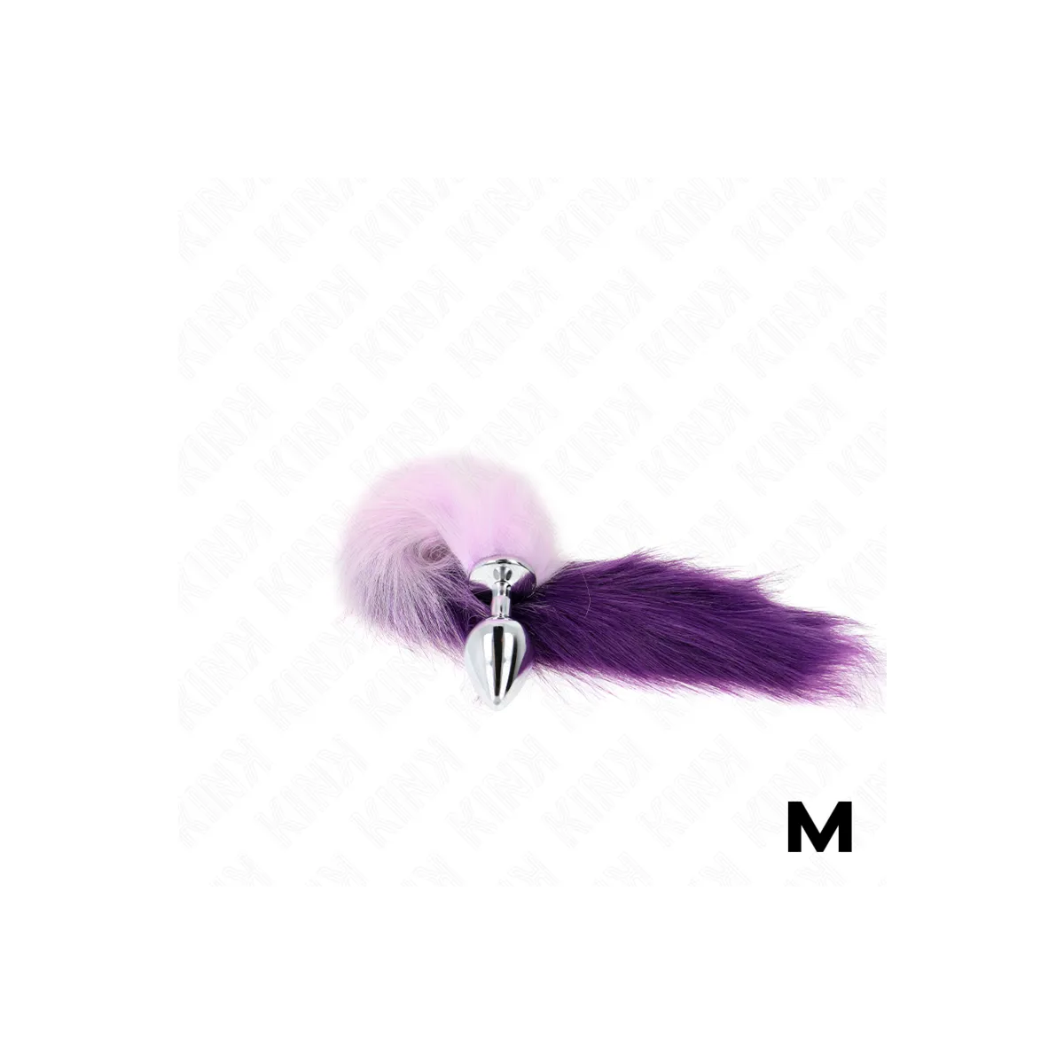 Anal Plug Grösse M 8 X 3,5 cm mit Kunststoffschwanz 40 cm Lila von Kink Pleasure Plugs | Fesselliebe.de
