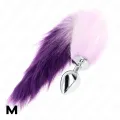 Anal Plug Grösse M 8 X 3,5 cm mit Kunststoffschwanz 40 cm Lila von Kink Pleasure Plugs