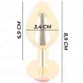 Plug Anal Gold Rose Rot Grösse M von Kink Pleasure Plugs