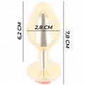 Plug Anal Gold Rose Rot Grösse S von Kink Pleasure Plugs