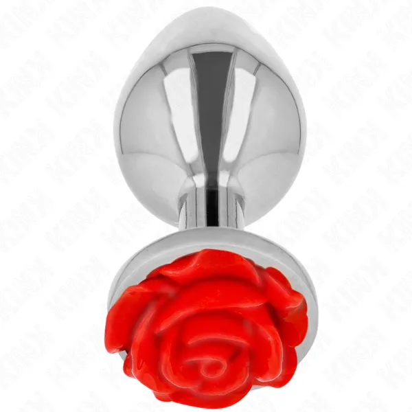Plug Anal Rose Rot Grösse L von Kink Pleasure Plugs | Fesselliebe.de