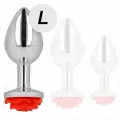 Plug Anal Rose Rot Grösse L von Kink Pleasure Plugs