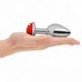 Plug Anal Rose Rot Grösse L von Kink Pleasure Plugs