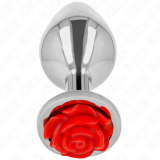 Plug Anal Rose Rot Grösse M von Kink Pleasure Plugs | Fesselliebe.de