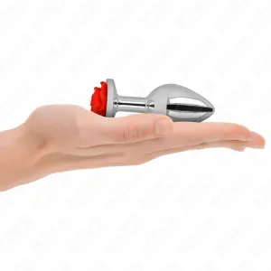 Plug Anal Rose Rot Grösse M von Kink Pleasure Plugs