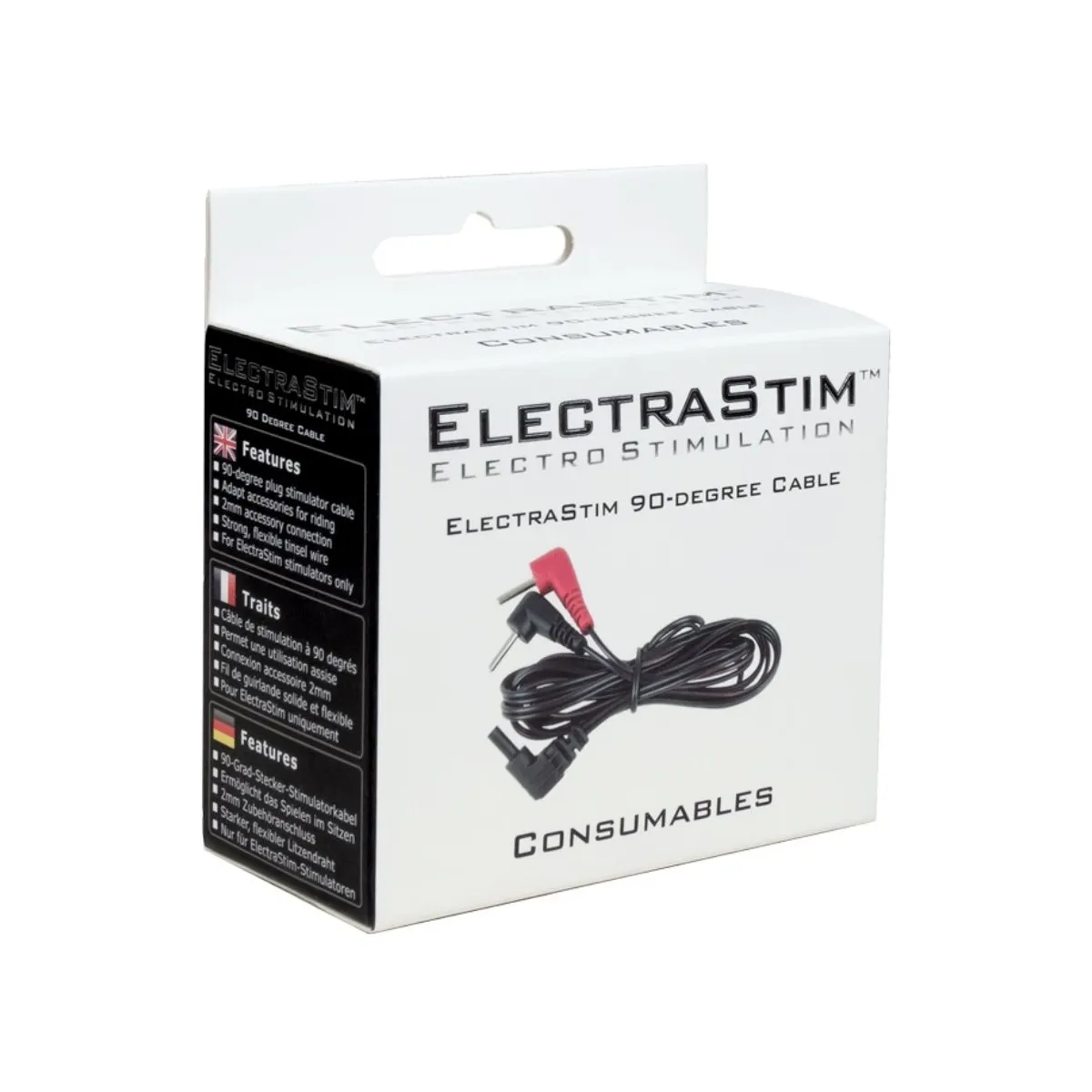 90-Grad-Stimulatorkabel von Electrastim | Fesselliebe.de