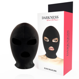 Bdsm-Submission-Maske, Mund und Augen Schwarz von Darkness Bondage | Fesselliebe.de