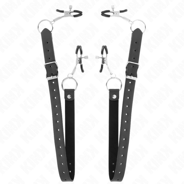 4 Klitorisklemmen Verstellbar 34-48 cm von Kink Nipple Grip | Fesselliebe.de