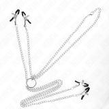 4 Nippel- und Kitzlerklammern Verstellbar, Silber von Kink Nipple Grip | Fesselliebe.de