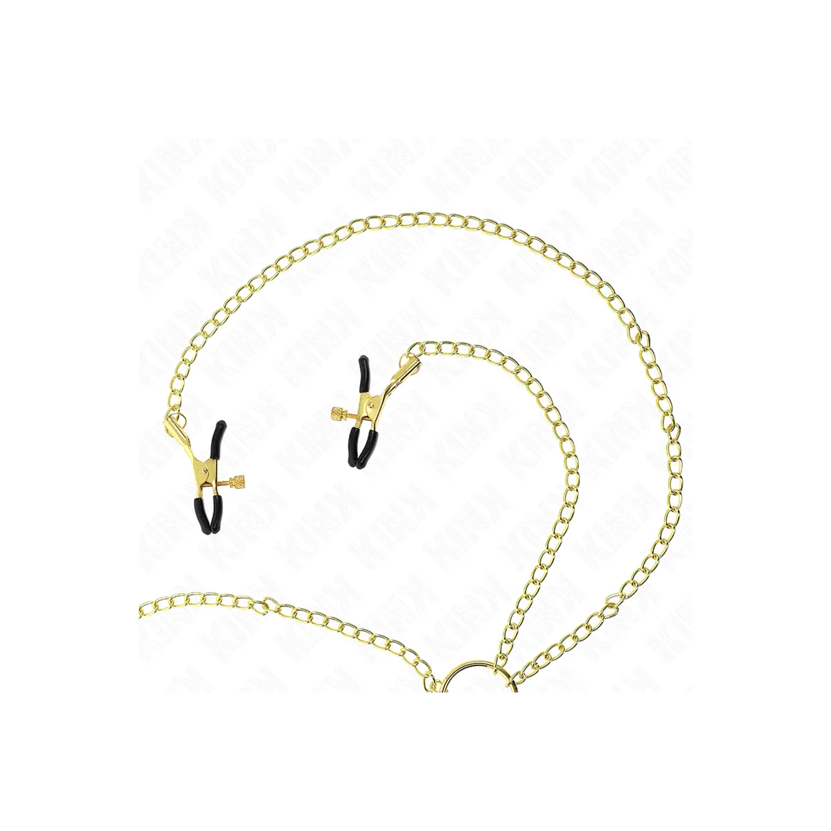 4 Nippel- und Kitzlerklammern, Verstellbar, Gold von Kink Nipple Grip | Fesselliebe.de