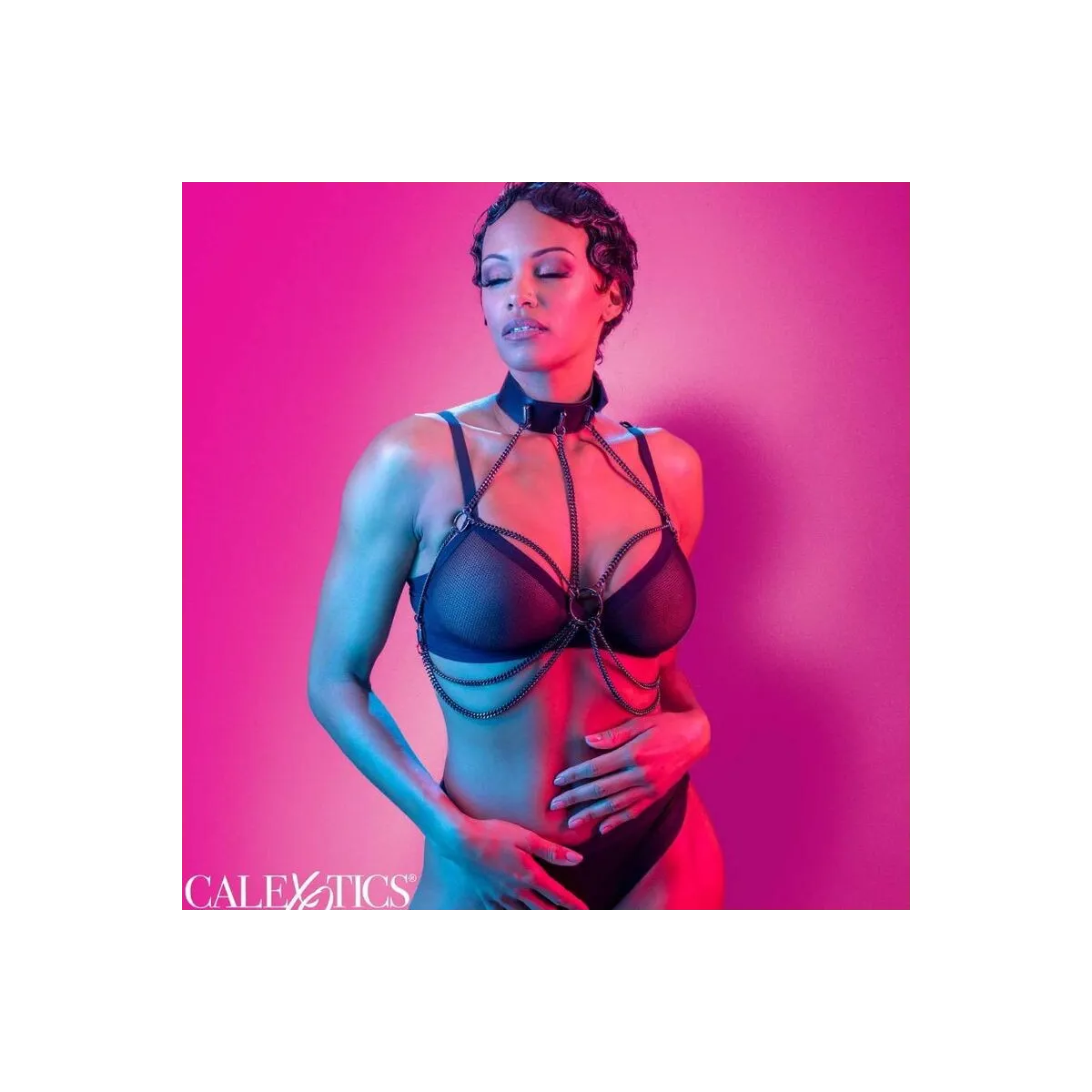 Euphoria Mehrkettenhalsbandgeschirr von Calexotics | Fesselliebe.de