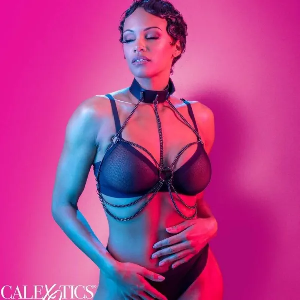 Euphoria Mehrkettenhalsbandgeschirr von Calexotics | Fesselliebe.de
