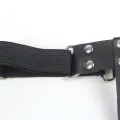 953744 Verstellbares Punk-Strumpfhose aus Leder Schwarz eine Grösse von Subblime Fetish