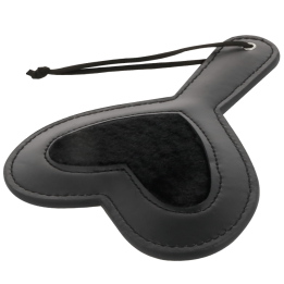 Schwarzes Fetish Love Velours Paddel von Darkness Sensations | Fesselliebe.de