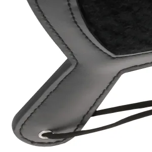 Schwarzes Fetish Love Velours Paddel von Darkness Sensations