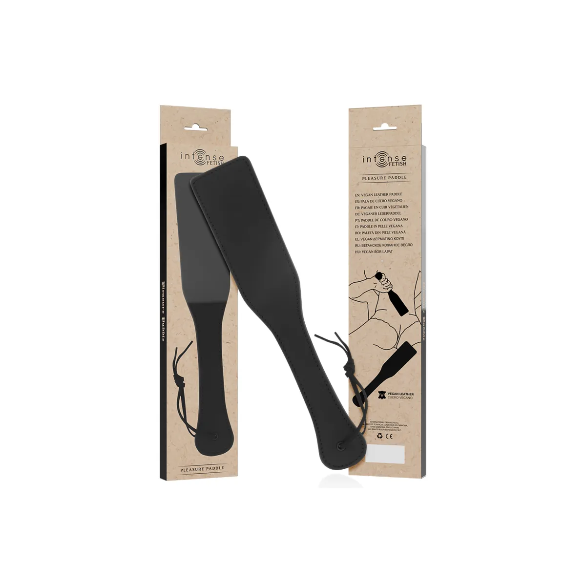 Fetisch Paddel aus Veganem Leder von Intense Fetish | Fesselliebe.de