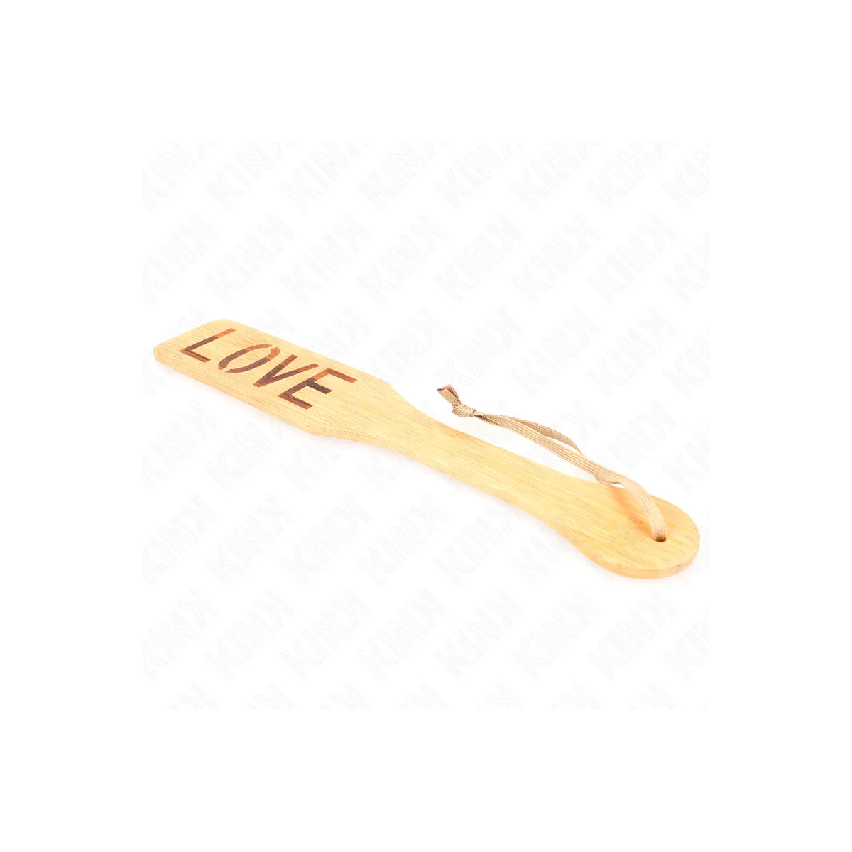 Bambuspalette Wort Liebe 32 X 5,5 cm von Kink Impact & Touch | Fesselliebe.de