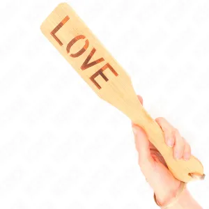 Bambuspalette Wort Liebe 32 X 5,5 cm von Kink Impact & Touch