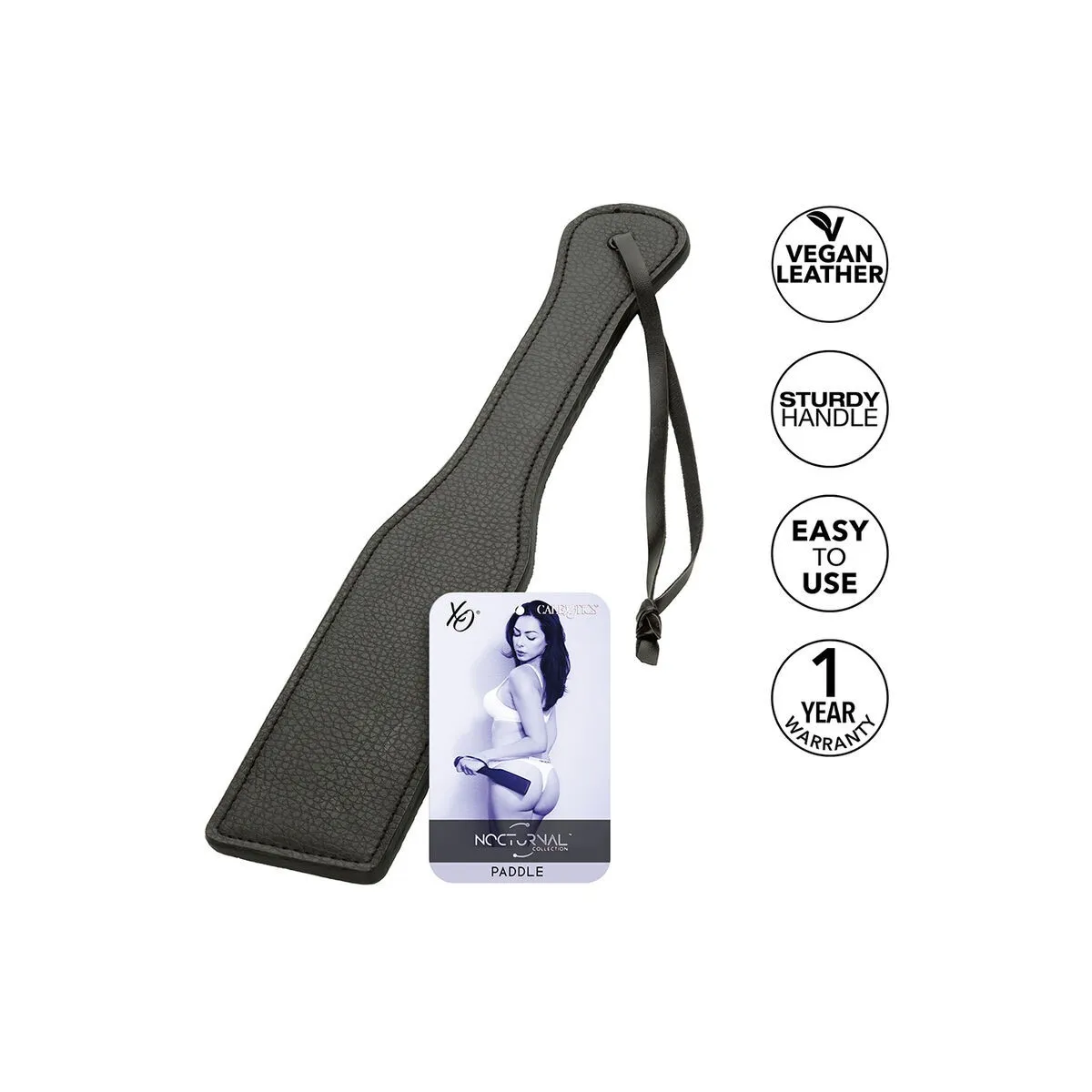 Nocturnal Paddle Leder Schwarz von Calexotics | Fesselliebe.de